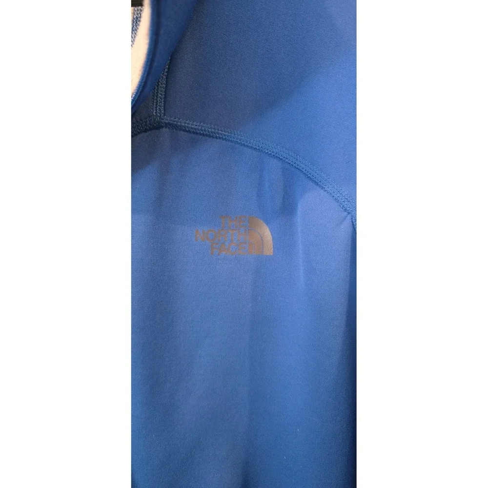 The North Face Full Zip Jacket Mens XL Blue FlashDry Long Sleeve Stretch Outdoor